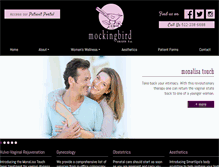 Tablet Screenshot of mockingbirdobgyn.com